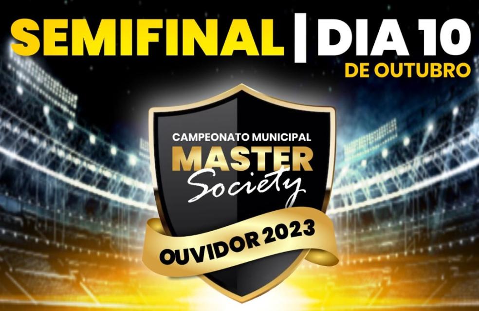 Semifinal do campeonato Master de futebol society de Ouvidor.