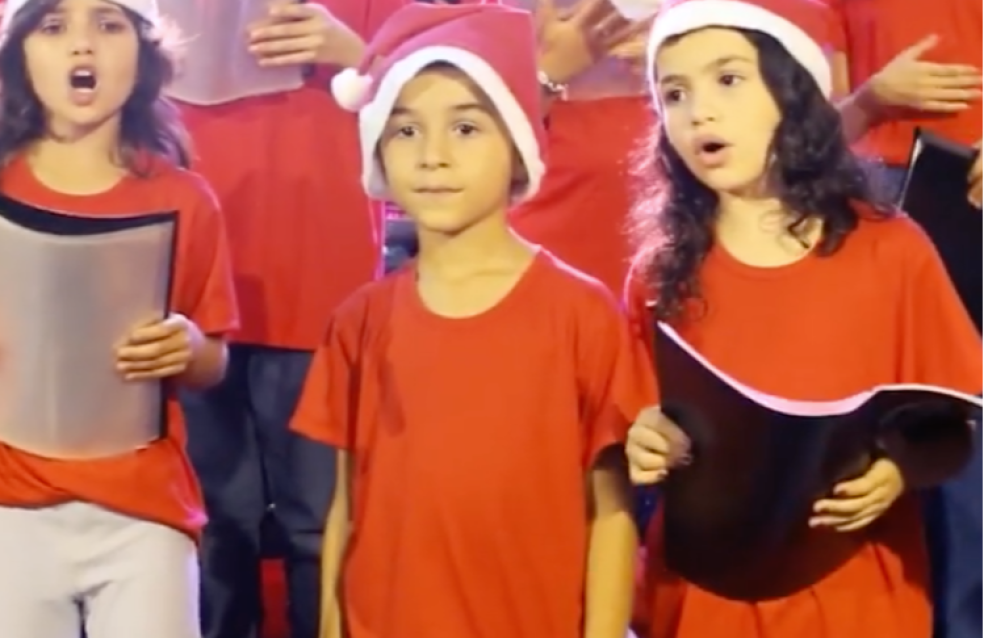 Apresentação das crianças do SCFV