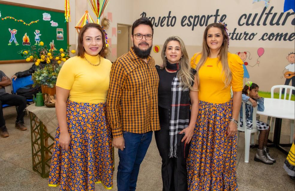 Festa Junina do Projeto Esporte, Cultura e Lazer.