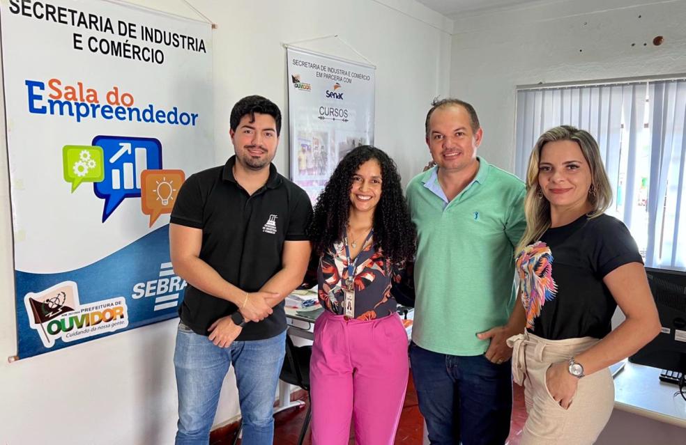 Secretaria de Indústria e Comércio de Ouvidor promove inscrições para cursos gratuitos em parceria com Senac/Catalão.